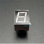 0.56 inch Seven Segment 1 Digit Yellow Green (Common Cathode) 12.7 x 19.1 x 8.1mm - 5161AG