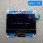 จอแสดงผล OLED 128x64 แบบ I2C SPI ขนาด 1.54นิ้ว สีขาว SSD1309 บัดกรีแล้ว