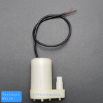 Mini DC Water Pump (DC 3V-5V) ปั๊มน้ำ สายไฟปลายเปลือย ขนาดเล็ก 3-5V สีขาว แนวตั้ง