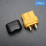 ขั้วต่อแบตเตอรี่ XT60H-F ปลั๊กเชื่อมต่อแบตเตอรี่ลิเธียม ตัวเมีย จำนวน 10 ชิ้น