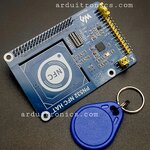 NFC / RFID Module PN532 Development Board + Free RFID Key Tag PN532 NFC HAT for Raspberry Pi I2C / SPI / UART (ของแท้ waveshare )