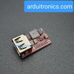 โมดูลแปลงไฟ 6-24V เป็น 5V กระแสสูงสุด 3A แบบ USB Efficiency 98%