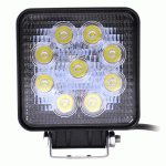 รุ่นหนา 5 cm. ไฟสปอตไลท์ แอลอีดี LED SPOT LIGHT เหลี่ยม 27W 12V/24V ขนาด 4"นิ้ว (สินค้าสั่งผลิต ใช้หลอด LED คุณภาพสูง อย่างดี) *พร้อมส่ง*