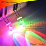 LED 5mm Diodes Water Clear 7 Colors Rainbow Slowly RGB Flash 20 ชิ้น