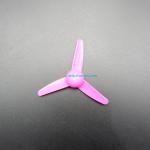 ใบพัด ขนาด 80mm สำหรับมอเตอร์ขนาดเล็ก (สีชมพู)