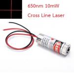 Adjustable Laser Tube 650nm 10mW - CrossLine Laser (แสงตกบนฉากเป็นเส้นกากบาทปรับความหนาเส้นได้)