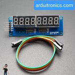 ตัวเลขแสดงผล 8 หลัก Digital Control Module 595 Drivers Microcontrol Data Display Module