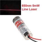 Adjustable Laser Tube 650nm 5mW - Line Laser (แสงตกบนฉากเป็นเส้นตรงปรับความหนาเส้นได้)