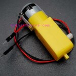 Gear Motor มอเตอร์แกนเดี่ยว (อัตราทด 1:48) พร้อมสายไฟ