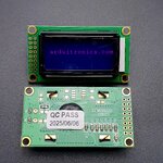 LCM0802B 3.3V 8x2 Character LCD 0802 (Blue Screen with Backlight)
