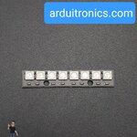 NeoPixel Bar 8 WS2812 RGB LED Black PCB