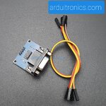 RS232 to TTL Level Serial Port Conversion Board DB9 Female Chip MAX3232 + พร้อมสายไฟ