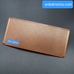 แผ่น PCB ไข่ปลา 1 หน้า ขนาด 10x22cm (สีน้ำตาล) แผ่นปริ๊นอเนกประสงค์ PCB 1 หน้า ไข่ปลา Prototype PCB Board 10x22cm