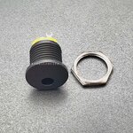 DC-022 Power Outlet DC Block 5.5 x 1.3mm Power Female Socket สีดำ 3 ขา