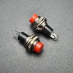 สวิตช์ กดติด/ปล่อยดับ DS-314 10mm (สีแดง) 1 ชิ้น