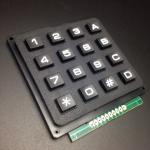 4x4 Matrix Keypad Module (Black Keypad)