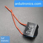 Fan Capacitors คาปาซิเตอร์พัดลม C พัดลม ตัวเก็บประจุพัดลม 450V 2 uF