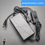 Power Adapter 12V 5A อะแดปเตอร์ 12V กระแส 5A หัวแจ็ค 5.5x2.5mm พร้อมสวิตช์