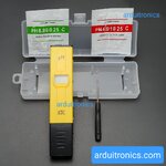 ปากกาวัดค่ากรดด่าง PH Test Pen สีเหลือง ( pH-2011 ) + Free PH Buffer Powder