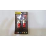 หลอดไฟ LED T10 หลอดเสียบ สีแดง 12V (ราคาต่อ 1 คู่)