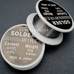 ตะกั่วบัดกรี Solder Wire (30g Flux 2% เส้นผ่านศูนย์กลาง 0.8mm)