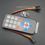 ชุดรับส่งสัญญาณรีโมทอินฟราเรด Infrared Remote Control Kit สำหรับ Arduino แบบที่ 2