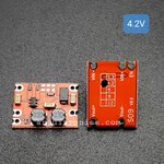 DC Automatic Step-Up and Step-Down Power Supply Module 3-15V to 4.2V 600mA โมดูลแปลงไฟ 3-15V เป็น 4.2V 600mA