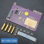 [2230] Raspberry Pi 5 SSD Expansion Board PCIE to M.2 NVME SSD Interface 2230