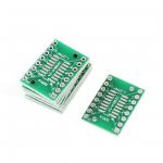 SSOP16 to SOP16 Double Sides DIP PCB Adapter Plate (0.65mm to 1.27mm)
