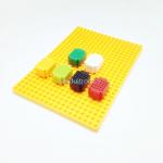 Super Mini Breadboard: XF-25 6 Bread Panels (6 Colors) + Free 1 Base