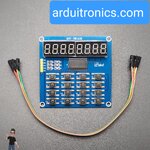 TM1638 MCU 8 Bit LED Digital Tube Keyboard Module Scan and Display Module