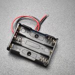 Battery Box รางถ่าน 3 ก้อน AAA ไม่มีฝา 1 ด้าน 4.5V