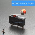 Micro Switch ไมโครสวิตช์แบบปลายก้านมีล้อเลื่อน (ก้านยาว 2cm) Limit Switch MicroSwitch
