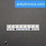 NeoPixel Bar 8 WS2812 RGB LED White PCB