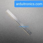 [Black] 1x40 Pin Single Row Female Header 2.54mm Pitch Straight Pin Square (จำนวน 1 ชิ้น)