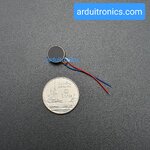Coin Vibration Motor (ขนาด 10 x 3.4mm)