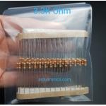 Resistor 3.3K Ohm 1/4W 5% แพ็คละ 100 ตัว