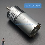 DC Motor Model 25GA370R มอเตอร์เกียร์ แกนกลาง รุ่น25 DC 12V:157RPM 25GA370R-12V-157