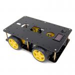 4WD 2-Layer Smart Car Chassis Kit (พร้อม Voltmeter และ สวิตช์เปิด/ปิด)