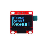 OLED Display Module 0.96" 128x64 Red PCB (Blue Color) - I2C Interface
