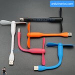 USB Fan Mobile Power Small Fan mini Fan usb พัดลม USB คละสี จำนวน 1 ขิ้น