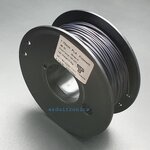เส้นพลาสติก 3D Printer Filament PLA 1.75mm 0.20kg สีดำ
