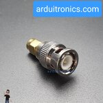 RF Adapter SMA/BNC-JJ/SMA Male to BNC Male