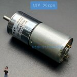 DC Motor Model 25GA370R มอเตอร์เกียร์ แกนกลาง รุ่น25 DC 12V:30RPM 25GA370R-12V-30