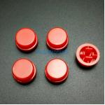 สีแดง B3F Tactile Switch Cap Round Button Cap 12x12x7.3mm แพค 5 ตัว