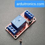 9V 1 Channel Relay High/Low Level Trigger Relay Module (Red PCB)