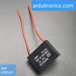 Fan Capacitors คาปาซิเตอร์พัดลม C พัดลม ตัวเก็บประจุพัดลม 450V 3 uF
