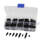 M3 Nylon Hex Spacers / Screw / Nut Stand-off (Black - 180 pcs) ชุดน๊อต หกเหลี่ยม