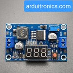 XL6009 DC-DC Boost Converter 4A Adjustable Step-Up 5-32V to 5V-40V + LED Voltmeter