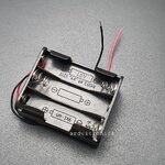 Battery Box รางถ่าน 6 ก้อน 9V AA ไม่มีฝา 2 ด้าน (หน้า 3 หลัง 3)